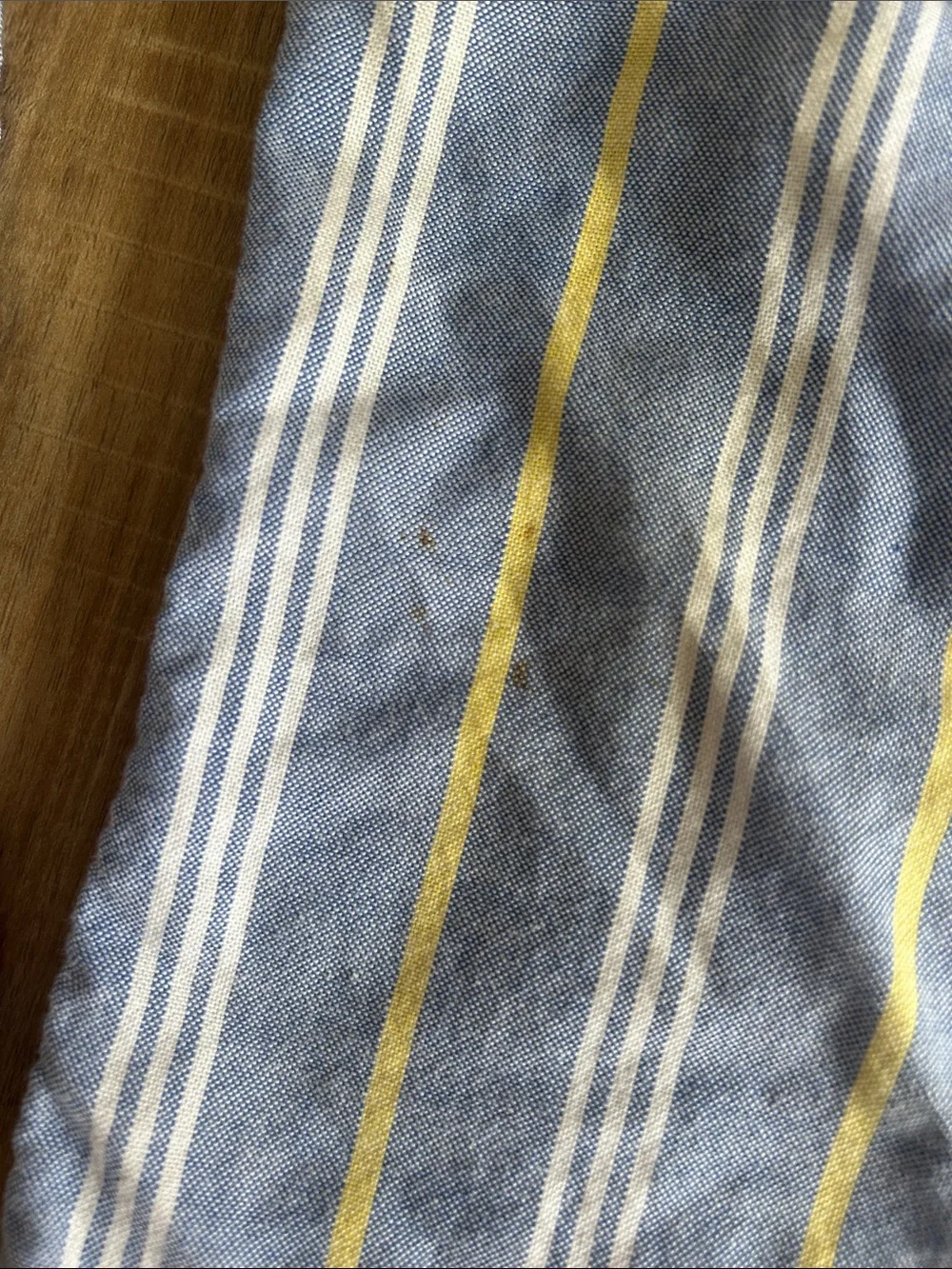 Boys Polo by Ralph Lauren Blue, Yellow & White Striped Button-Down Shirt Size 10